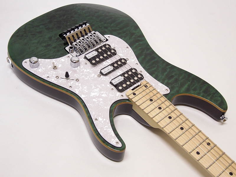 SCHECTER ( シェクター ) SD-2-24-AL / See-Thru Green / Maple