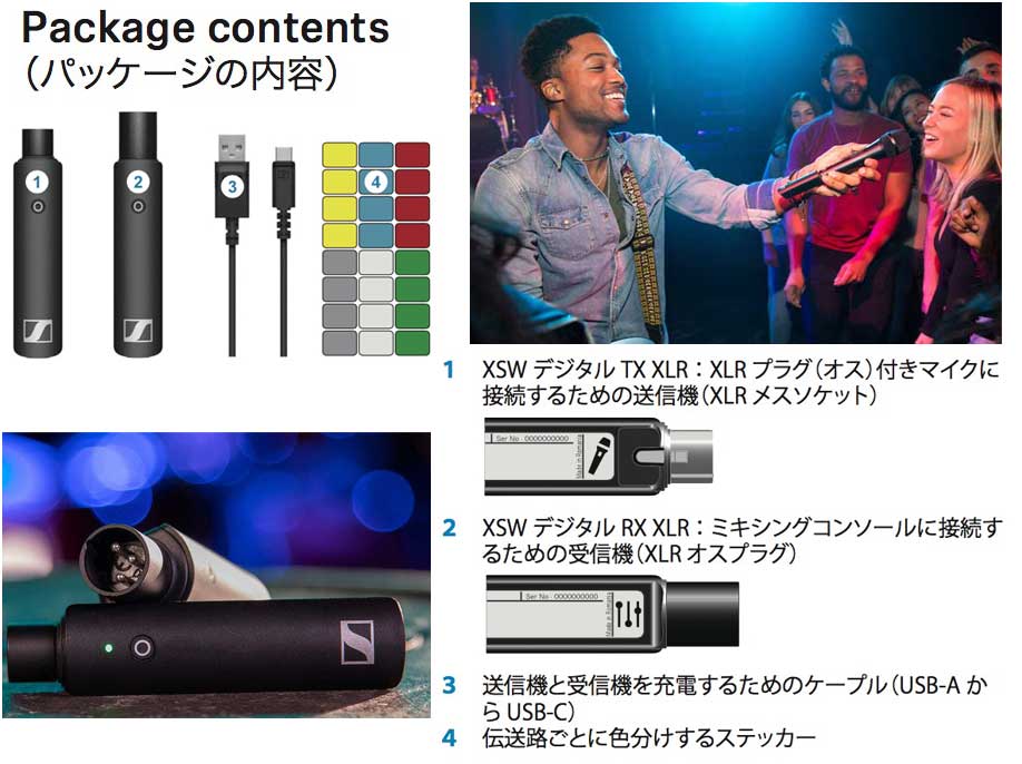 SENNHEISER ( ゼンハイザー ) XSW-D XLR BASE SET ( ボーカルセット