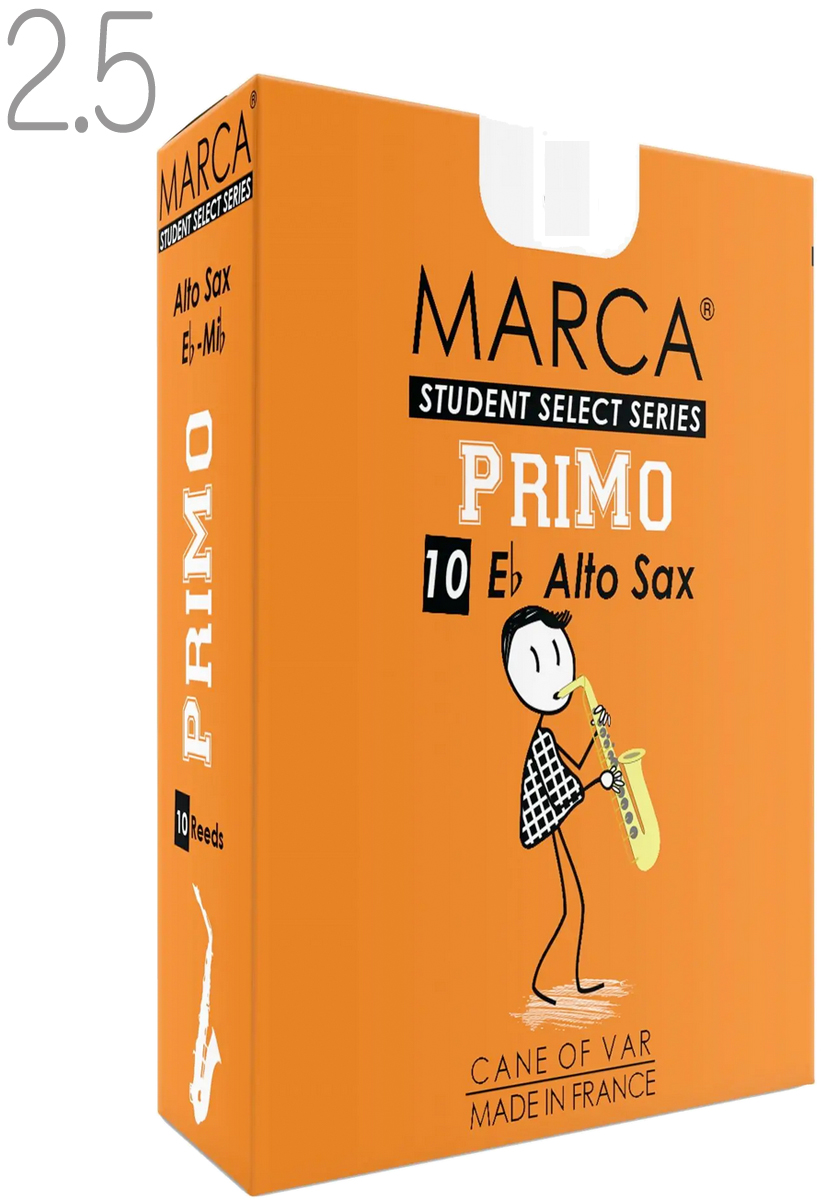 MARCA ( マーカ ) プリモ アルトサックス リード 2.5 10枚入 1箱 alto