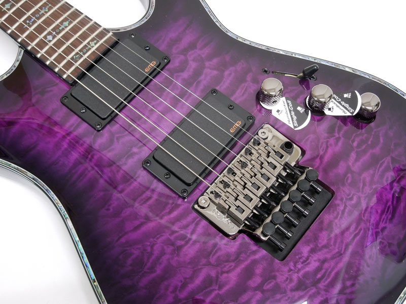 SCHECTER ( シェクター ) Hellraiser C-1 FR TRANS PURPLE BURST ヘル