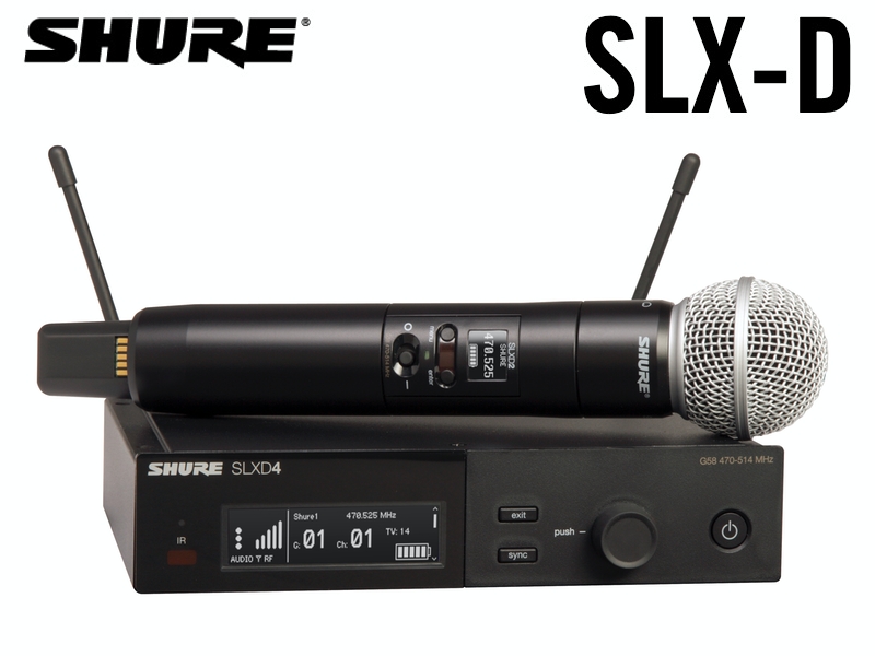 SHURE ( シュア ) SLXD24/SM58 【SLXD24J/SM58-JB】 ◇ SM58 