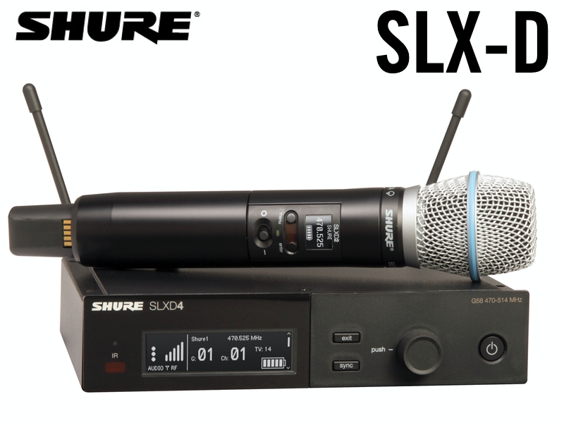 SHURE ( シュア ) SLXD24/B87A 【SLXD24J/B87A-JB】 ◇ Beta87A