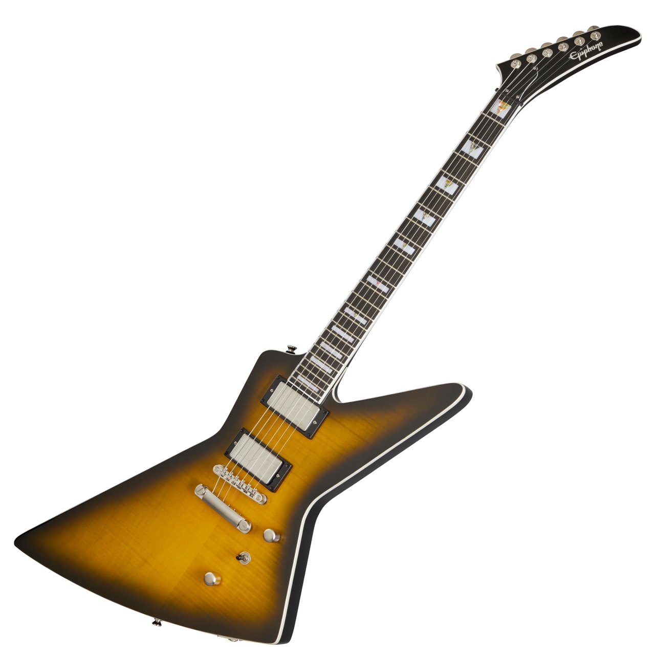 Epiphone エピフォン Prophecy Extura Yellow Tiger Aged Gloss エレキギター プロフェシー  エクスプローラー by ギブソン 送料無料! | ワタナベ楽器店 ONLINE SHOP