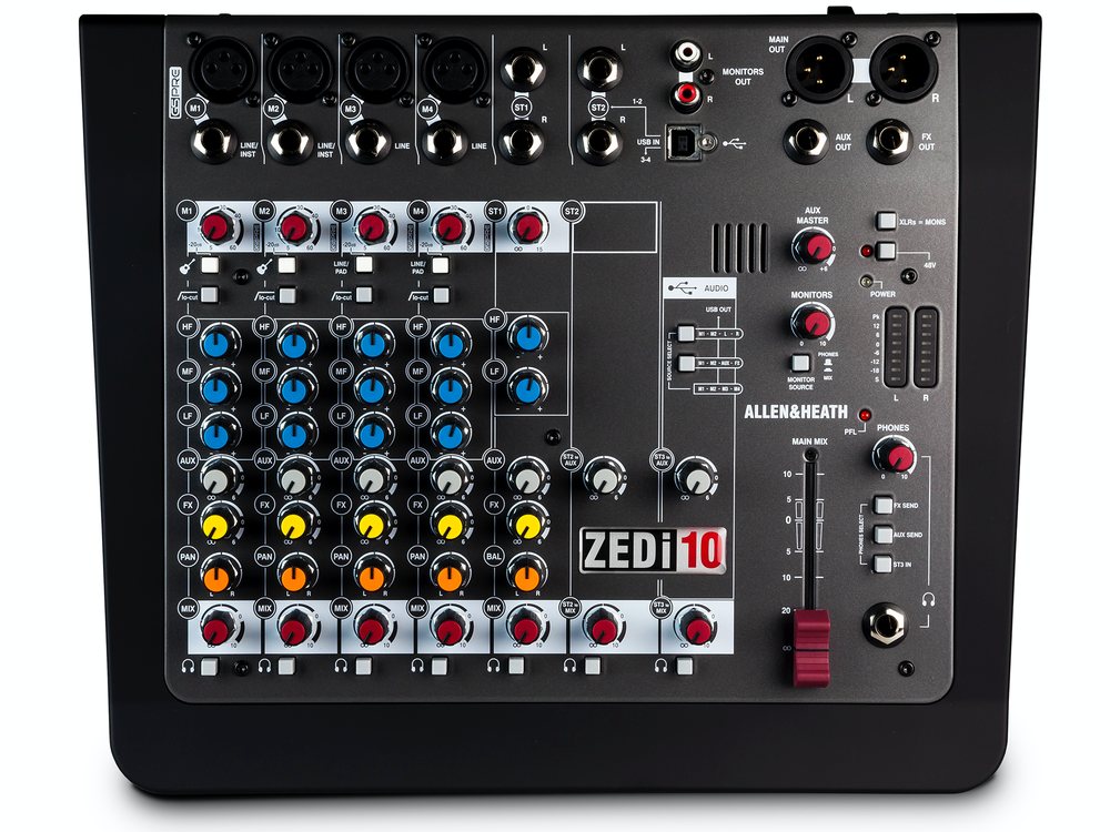 ALLEN&HEATH アレンアンドヒース ZEDi-10 ◇ USBインターフェイス機能 