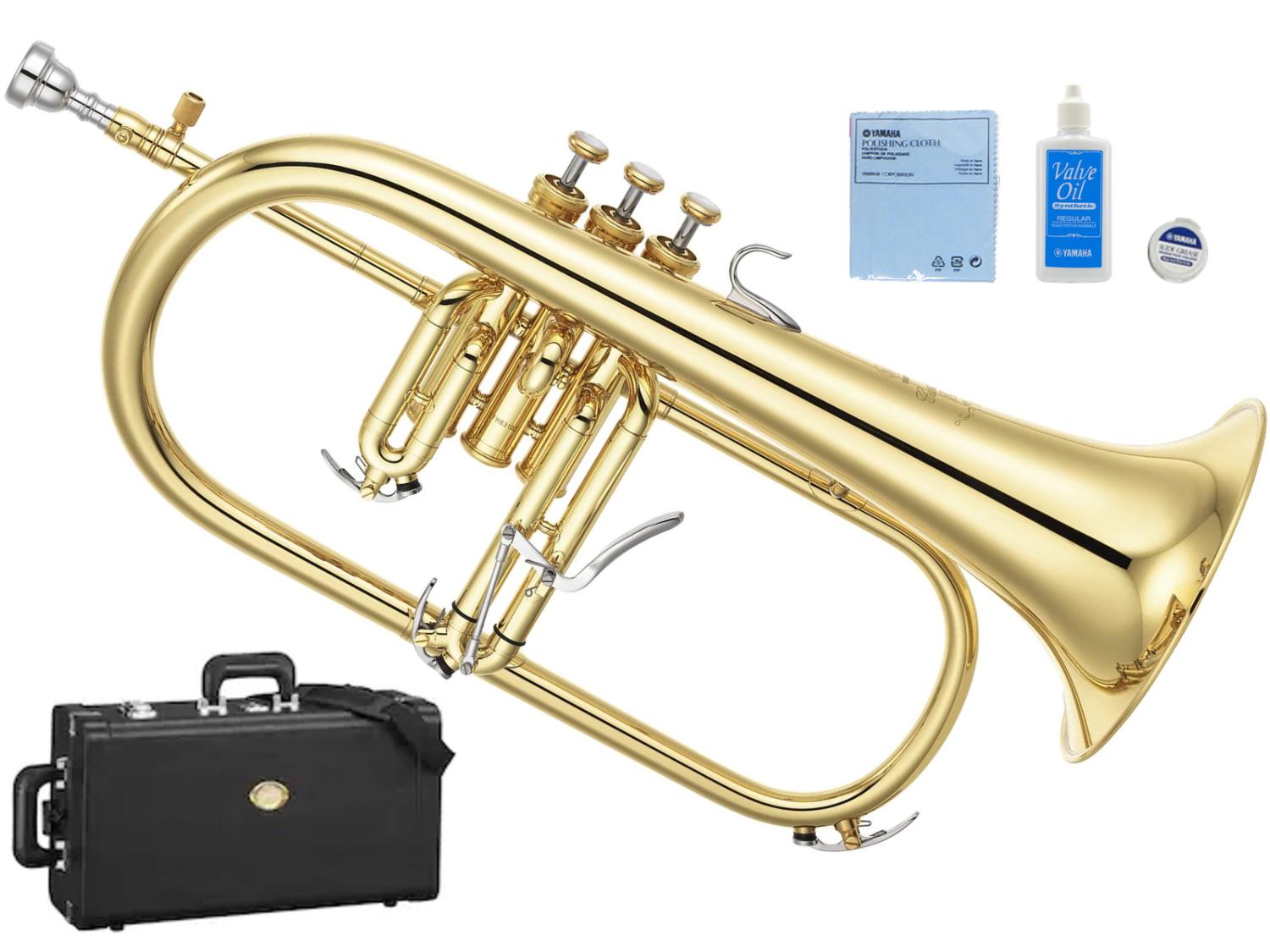 YAMAHA ヤマハ YFH-8310Z フリューゲルホルン ラッカー ゴールド イエローブラス カスタム 管楽器 B♭ Flugelhorn  custom gold 北海道 沖縄 離島不可 送料無料! | ワタナベ楽器店 ONLINE SHOP