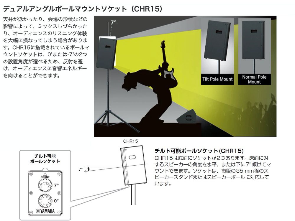 YAMAHA ( ヤマハ ) CHR15 (1本) ◇ パッシブフルレンジスピーカー