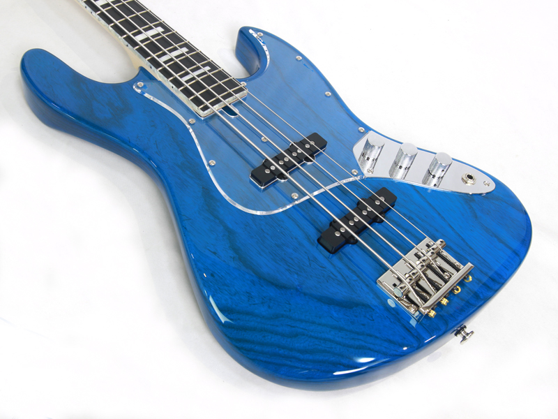 7515】 Bacchus Jazz Bass 青 ASH 木目 バッカス | fitwellbathfitting.com