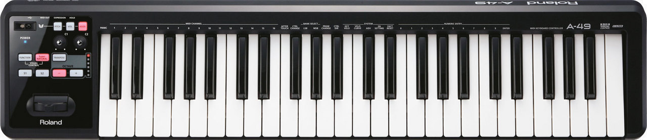 Roland ( ローランド ) A-49 BLACK | ワタナベ楽器店 京都デジタル