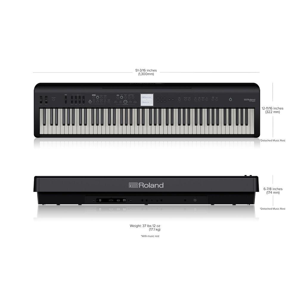 Roland ( ローランド ) 電子ピアノ FP-E50-BK 簡易練習セット 88鍵盤