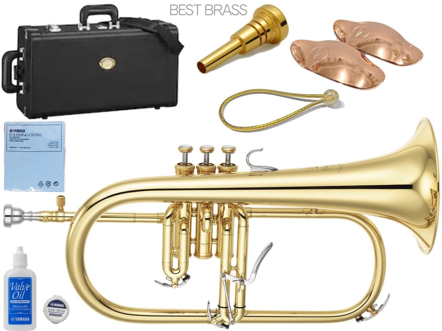 YAMAHA ヤマハ YFH-8310Z フリューゲルホルン ラッカー ゴールド イエローブラス カスタム B♭ Flugelhorn custom  gold セット F 北海道 沖縄 離島不可 送料無料! | ワタナベ楽器店 ONLINE SHOP