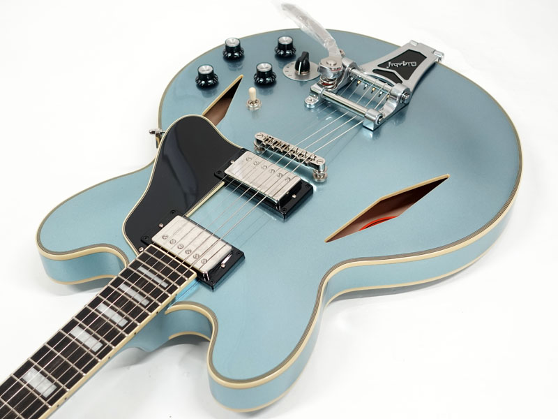 Epiphone エピフォン Shinichi Ubukata ES-355 Custom Bigsby Ver.02 / Pelham Blue 【生形  真一シグネイチャーモデル 】 | ワタナベ楽器店 大阪店