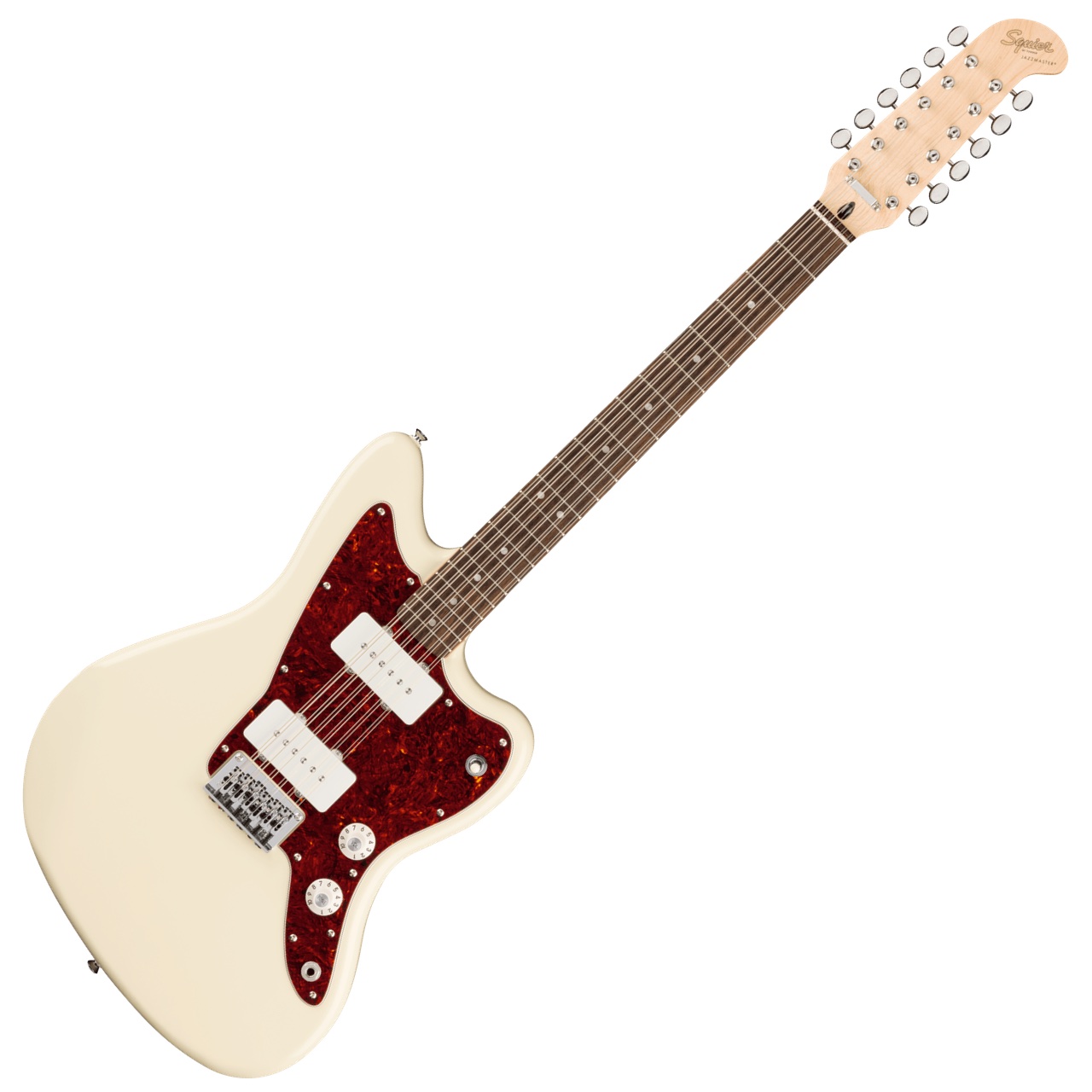 SQUIER スクワイヤー Paranormal Jazzmaster XII Olympic White エレクトリック 12弦ギター ジャズマスター  送料無料! | ワタナベ楽器店 ONLINE SHOP