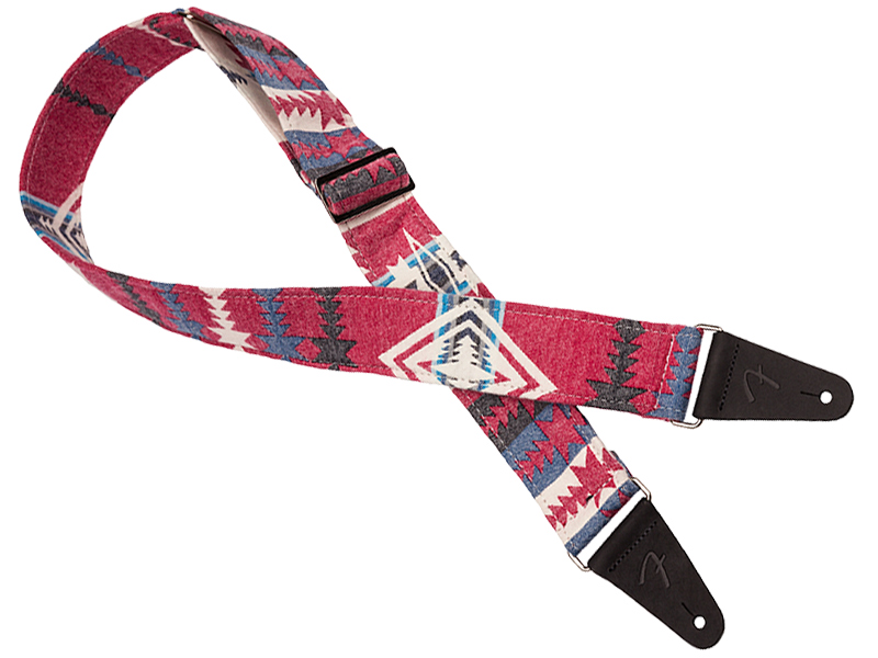 Fender フェンダー Zion Strap Red Aztec 2 ギターストラップ | ワタナベ楽器店 ONLINE SHOP