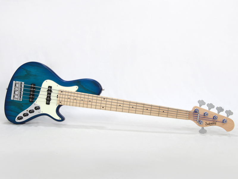 Sadowsky ML 24-Fret SV5 Vintage Single Cut Bass Ash Blue 