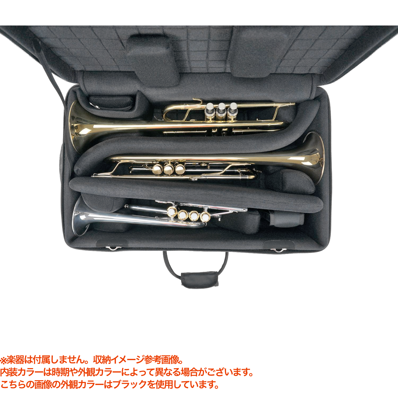 Marcus Bonna マーカスボナ MB03TP BK トリプル ケース トランペット 3本 ブラック ナイロン コンパクト 3本 triple  case 北海道 沖縄 離島不可 送料無料! | ワタナベ楽器店 ONLINE SHOP