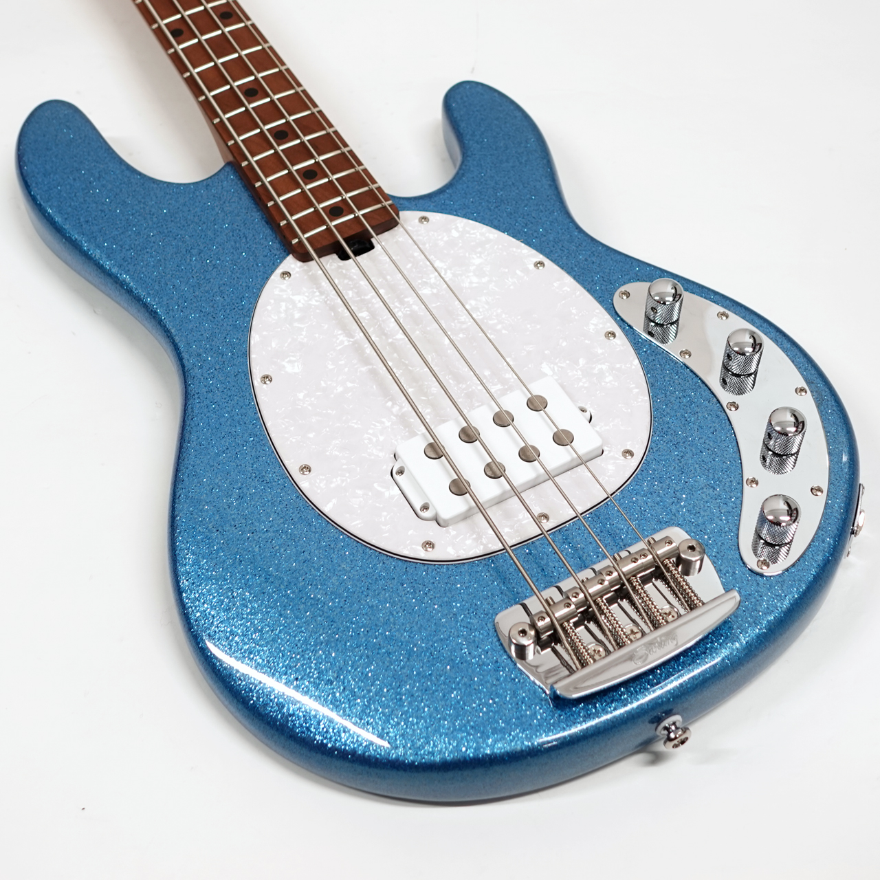 Sterling by Musicman RAY34 Blue Sparkle アウトレット スティングレイベース スターリン 送料無料!  34%OFF! | ワタナベ楽器店 ONLINE SHOP