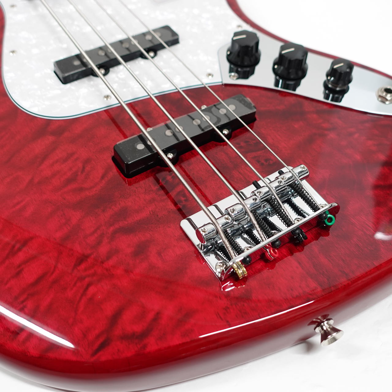 Fender フェンダー 2024 Collection Made in Japan Hybrid II Jazz Bass / Quilt Red  Beryl / RW | ワタナベ楽器店 大阪店