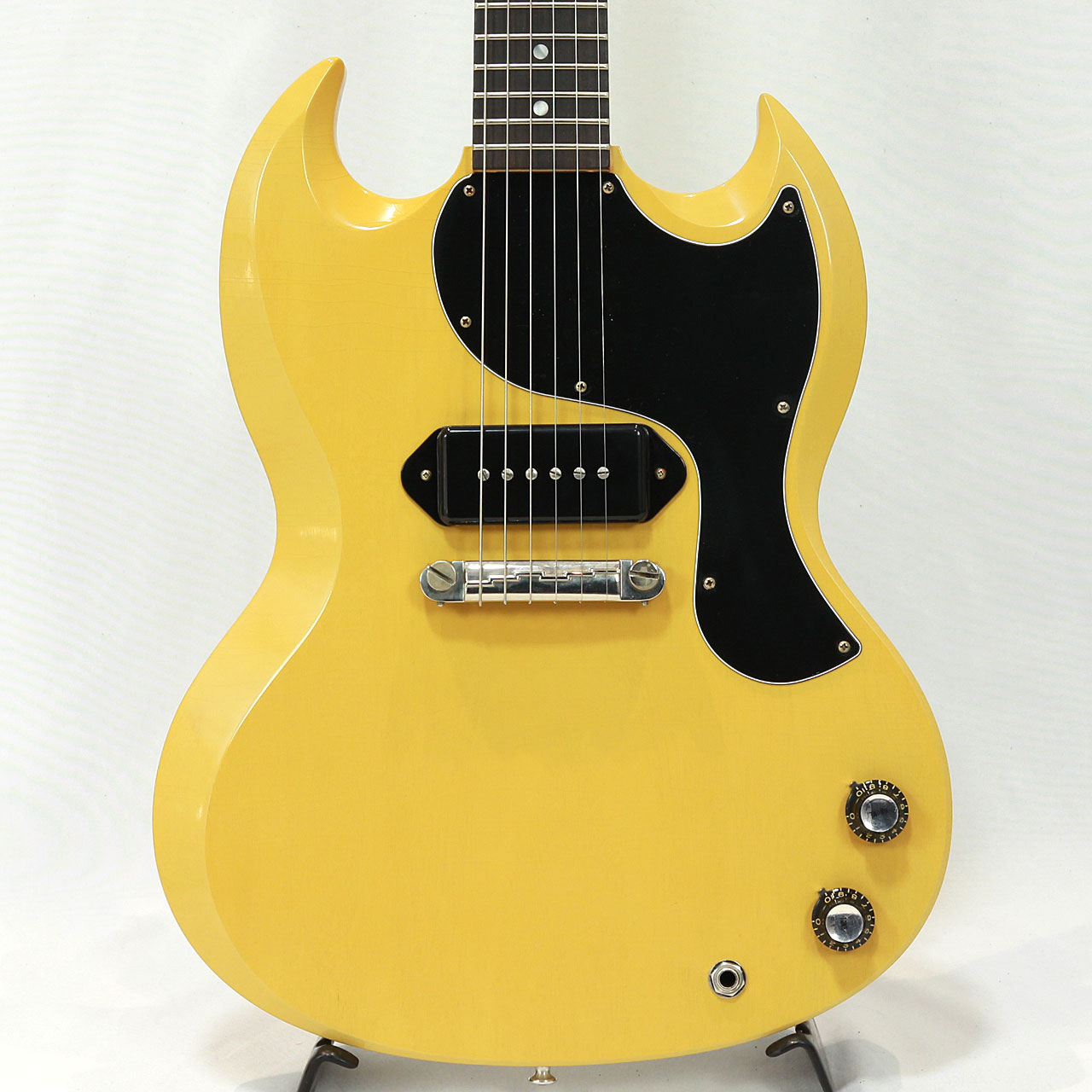 Gibson Custom Shop Japan Limited Run Murphy Lab 1963 SG Junior Lightning  Bar TV Yellow Ultra Light Aged #401553 | ワタナベ楽器店 京都本店