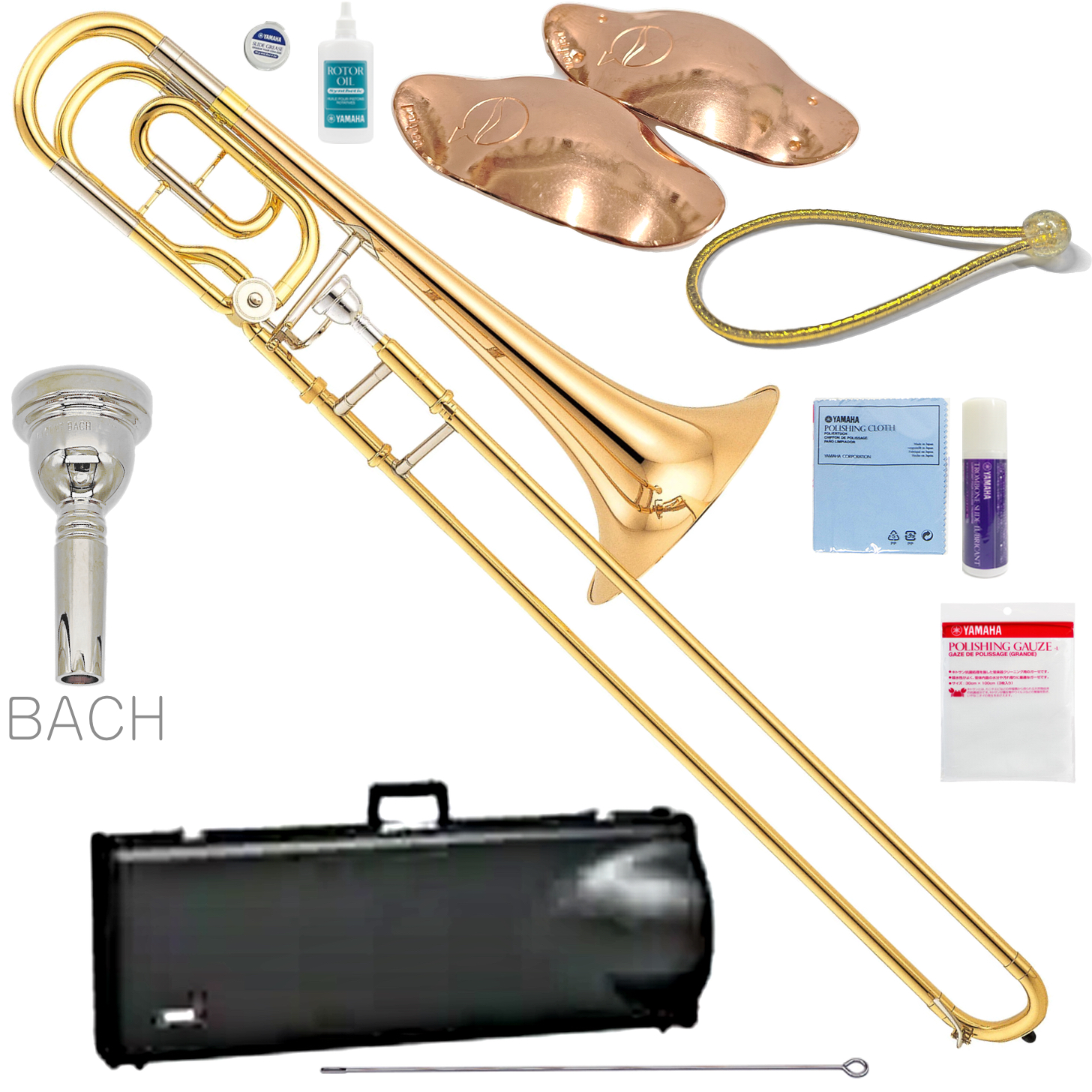 YAMAHA ヤマハ YBL-421G バストロンボーン ゴールドブラスベル 太管 シングルロータリー Bass Trombone セット F 北海道  沖縄 離島不可 送料無料! | ワタナベ楽器店 ONLINE SHOP