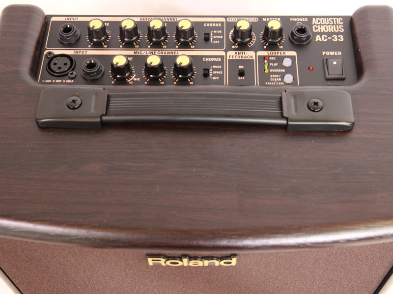 Roland ( ローランド ) AC-33-RW 【アコースティックギター用アンプ
