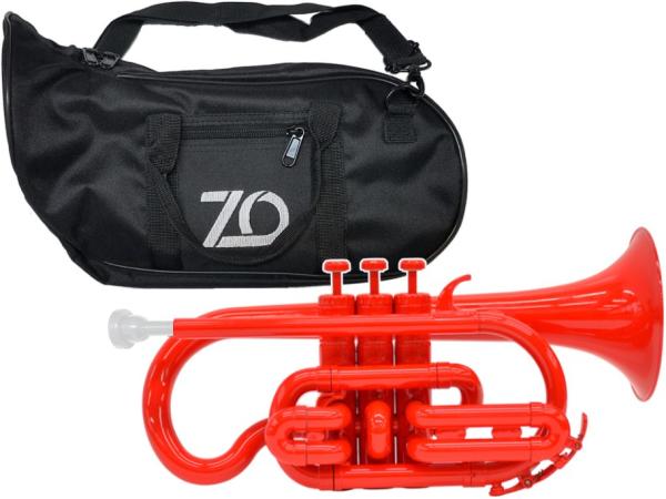 ZO ゼットオー コルネット CN-01 レッド 調整品 新品 アウトレット プラスチック 管楽器 cornet Red 楽器　北海道 沖縄 離島不可