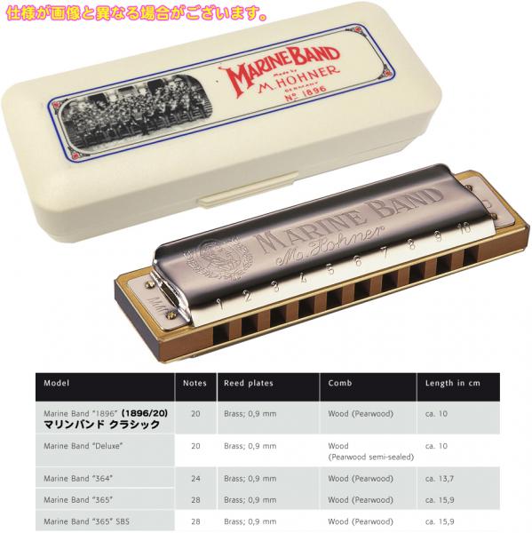 HOHNER ( ホーナー ) Marine Band 1896 Classic B♭ 10穴 ハーモニカ