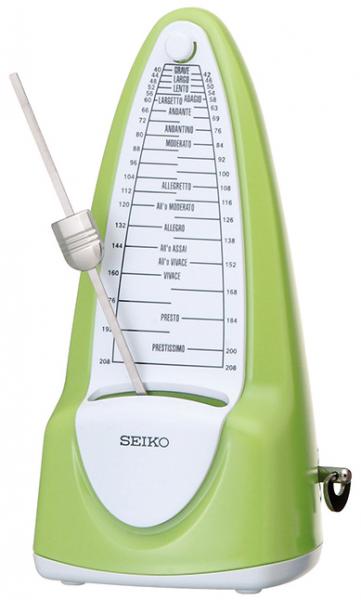 SEIKO セイコー SPM320 ライムグリーン G 振り子式 メトロノーム スタンダード おもり 据置き式 グリーン 緑色 SPM-320 metronome
