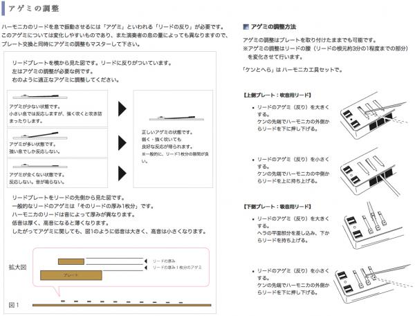 ハーモニカ リード 人気 調整