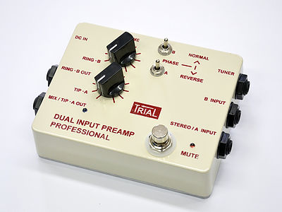 TRIAL ( トライアル ) DUAL INPUT PREAMP PROFFESIONAL エフェクター ...