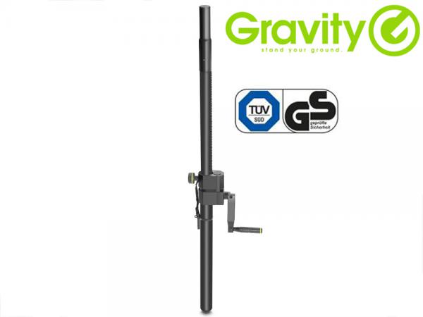 Gravity グラビティー GSP2472 (1本)  ◆ ハンドクランク付 ディスタンスロッド スピーカースタンド
