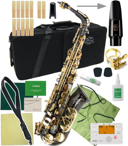 J Michael Jマイケル AL-900B アルトサックス ブラック 管楽器 black alto saxophones ヤマハマウスピース セット B　北海道 沖縄 離島不可