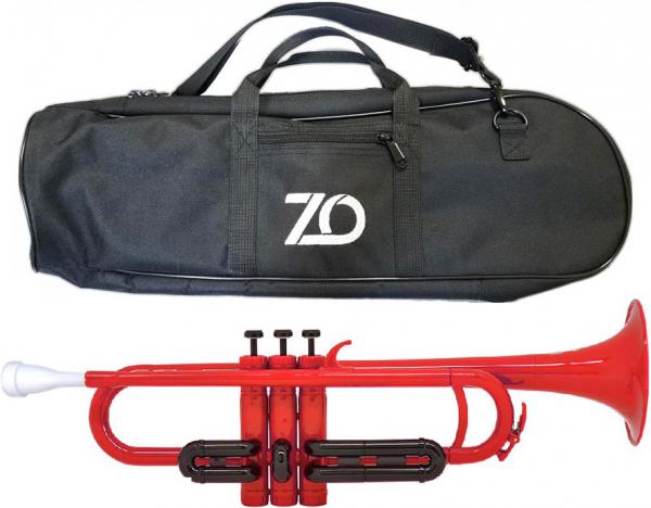 ZO ゼットオー トランペット TP-01BK レッド 新品 アウトレット プラスチック 管楽器 trumpet RED 楽器　北海道 沖縄 離島不可