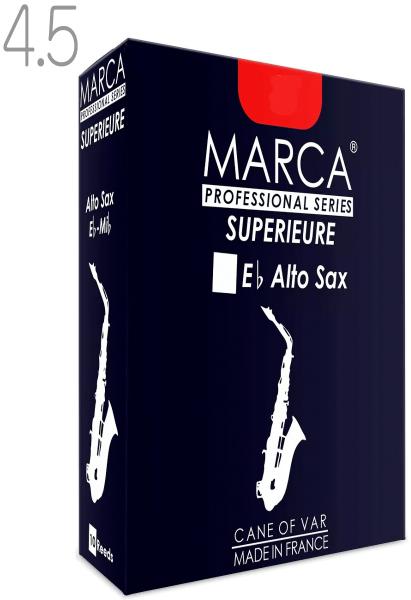 MARCA マーカ スペリアル アルトサックス 4.5 リード 10枚入り 1箱 Alto saxophone SUPERIEURE フランス製 4-1/2　北海道 沖縄 離島不可