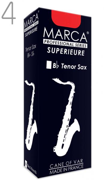 MARCA マーカ スペリアル テナーサックス 4番 リード 5枚入り 1箱 tenor saxophone SUPERIEURE 4.0 フランス製　北海道 沖縄 離島不可