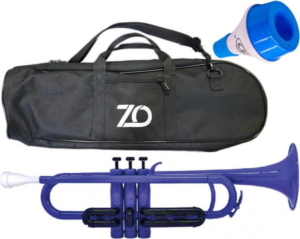 ZO ゼットオー TP-10BK トランペット ダークブルー ミュート セット ブルー アウトレット プラスチック 楽器 Dark Blue Trumpet mute　北海道 沖縄 離島不可