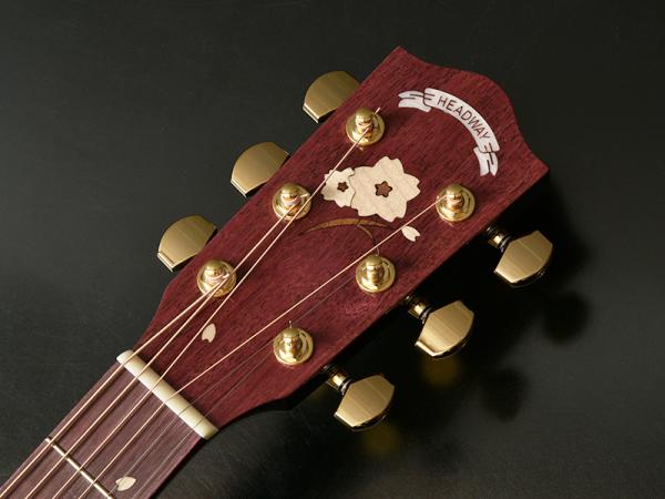 指板がパープルハートheadway hn-barcort sakura - ギター