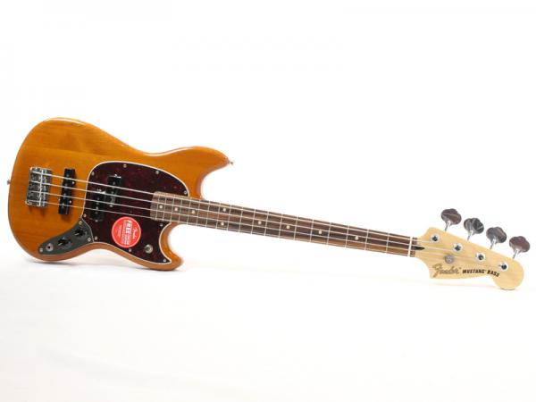 Fender フェンダー Player Mustang Bass PJ Aged Natural / PF【Mex プレイヤー ムスタングベース 】