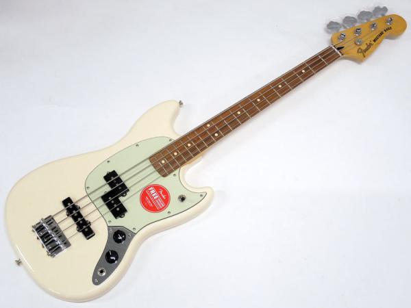 Fender フェンダー Mustang Bass PJ / PF / Olympic White 【OUTLET】