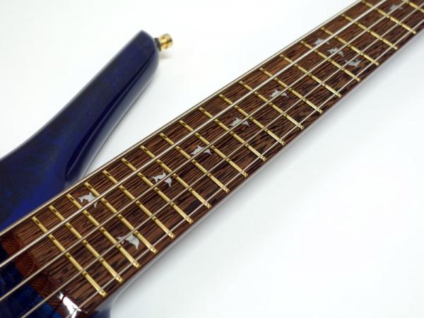 Warwick ワーウィック Customshop Dolphin Pro Ⅰ 5st Custom / Storm Galaxy Dark Blue  < Used / 中古品 > | ワタナベ楽器店 大阪店