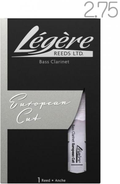 Legere レジェール バスクラリネット リード ヨーロピアンカット 2.75 Bass Clarinet European cut reeds 2-3/4 樹脂製 プラスチック 交換チケット付 