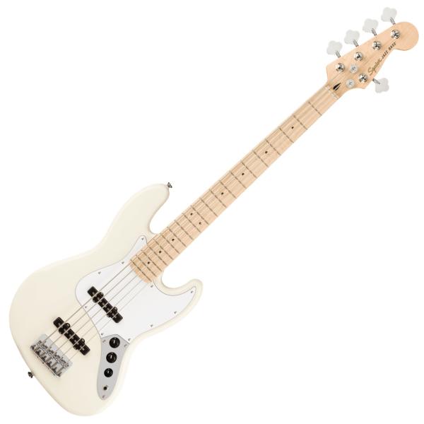 SQUIER ( スクワイヤー ) Affinity Jazz Bass V Olympic White / MN 5