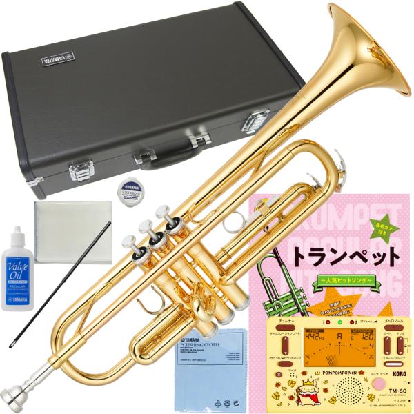YAMAHA ヤマハ YTR-2330 トランペット ラッカー 管楽器 B♭ Trumpets gold TM-60-SPN ポムポムプリン セット　北海道 沖縄 離島不可