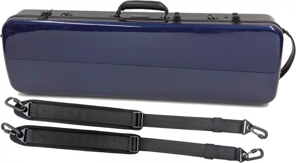 Carbon Mac カーボンマック CFV-1 バイオリン ブルー ハードケース 四角タイプ リュック 4/4 サイズ violin case blue BL　北海道 沖縄 離島 同梱 代引き不可 