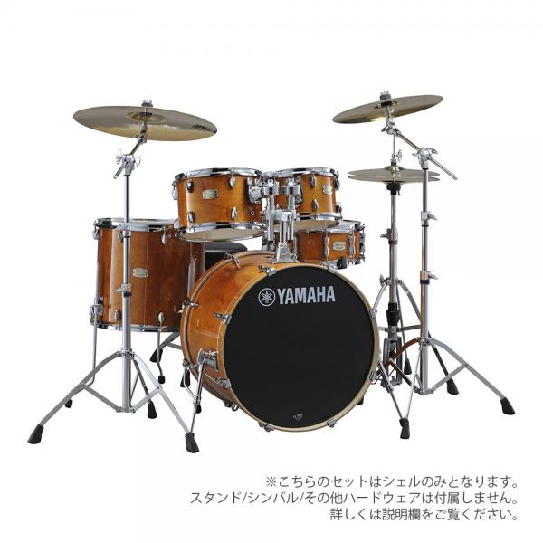 YAMAHA ヤマハ Stage Custom Birch SBP2F5 #HA ハニーアンバー 【 22"バスドラム 標準サイズ シェルセット 】