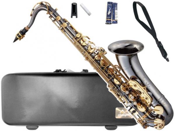 Antigua  アンティグア TS4248 パワーベル BG テナーサックス ブラック ゴールド Tenor saxophone powerbell Black nickel body gold finish keys　北海道 沖縄 離島不可