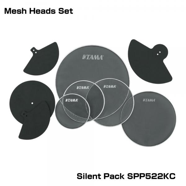TAMA タマ Mesh Heads Set Silent Pack SPP522KC