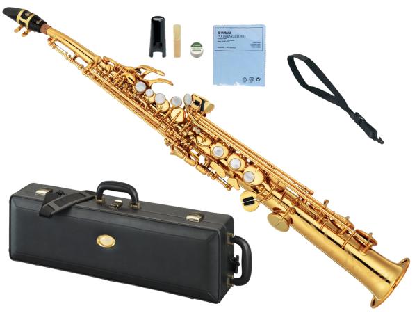 YAMAHA ヤマハ YSS-82ZR ソプラノサックス カスタムZ ラッカー ゴールド カーブドネック Soprano saxophone gold Custam Z 管楽器　北海道 沖縄 離島不可