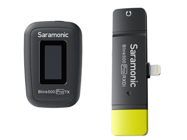 Saramonic サラモニック BLINK500 PRO B3-JP ◆ Lightning接続モデル ディスプレイ搭載 2.4GHz 1ch ワイヤレスマイクシステム  ラべリアマイク付属