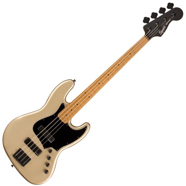 SQUIER スクワイヤー Contemporary Active Jazz Bass HH Shoreline Gold ジャズベース エレキベース by フェンダー