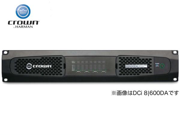 CROWN /AMCRON クラウン /アムクロン DCi 8|600DA ◆ パワーアンプ Dante 対応モデル  8チャンネルモデル 600W×8（4Ω 8Ω )